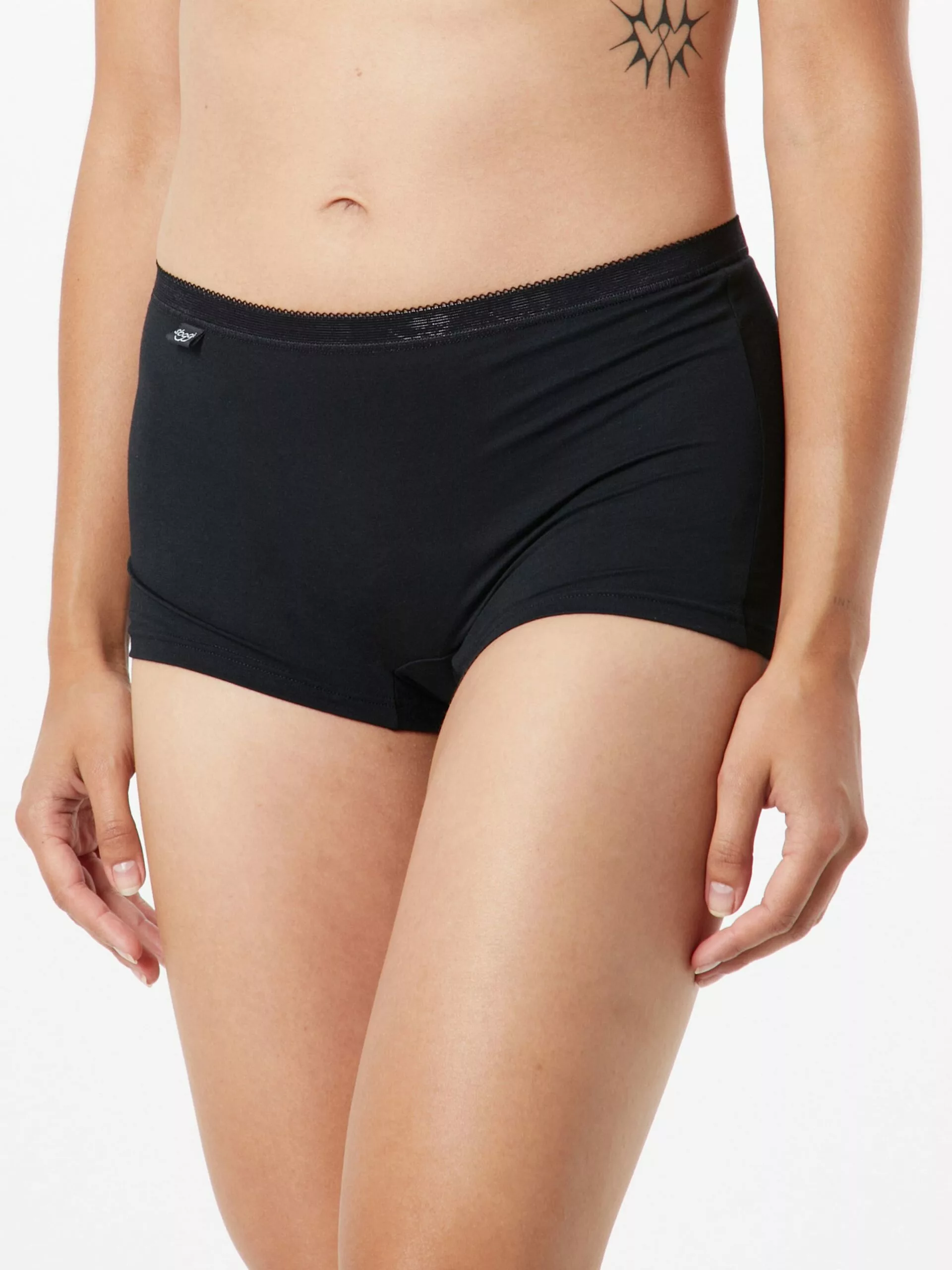 Sloggi Shortys Culotte Femme Bleu Marine / Noir 2 Sloggi Shortys Culotte Femme Bleu Marine / Noir – Image 2