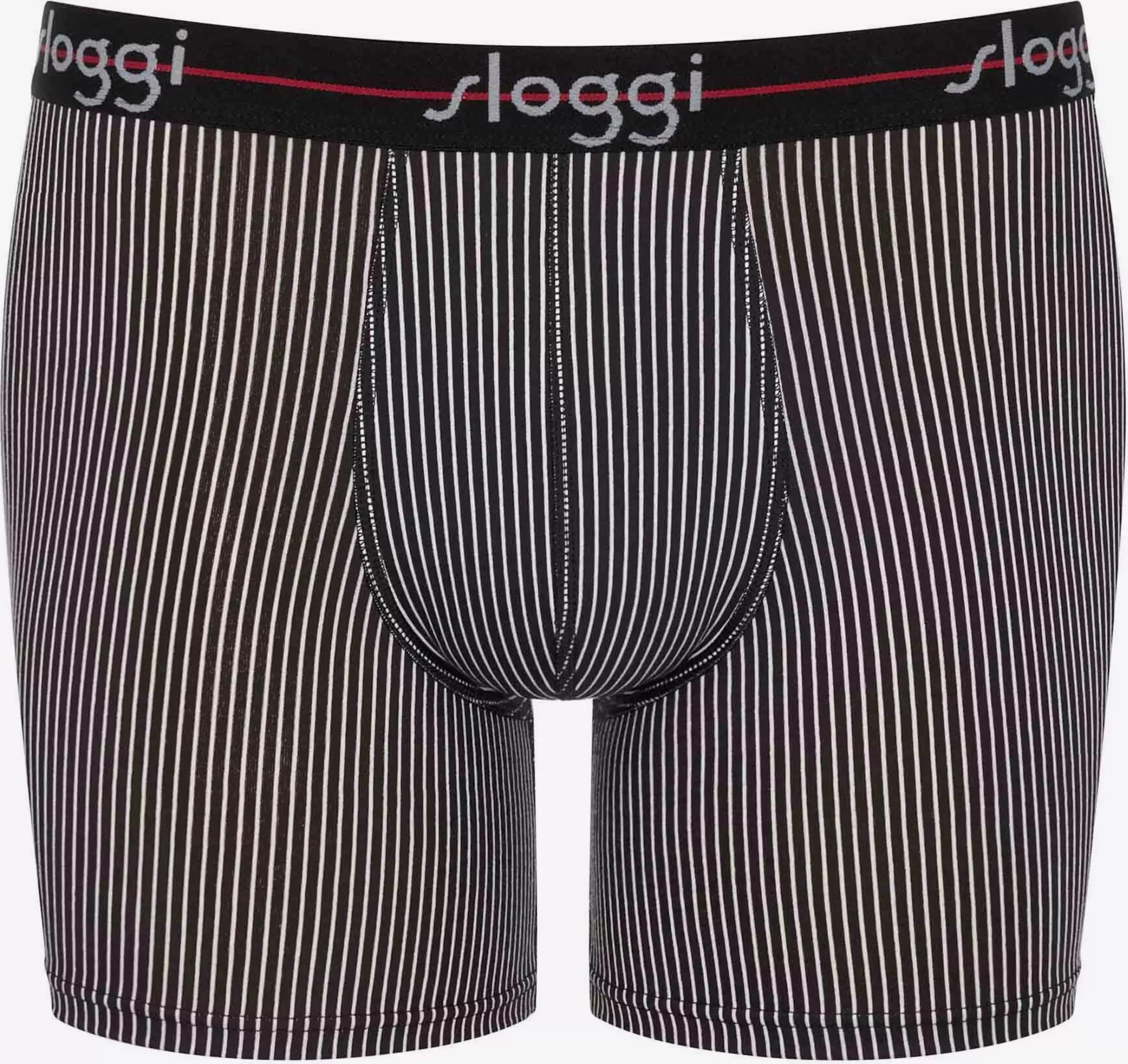 Sloggi Caleçons Boxers Homme Gris / Noir 2 Sloggi Caleçons Boxers Homme Gris / Noir – Image 2