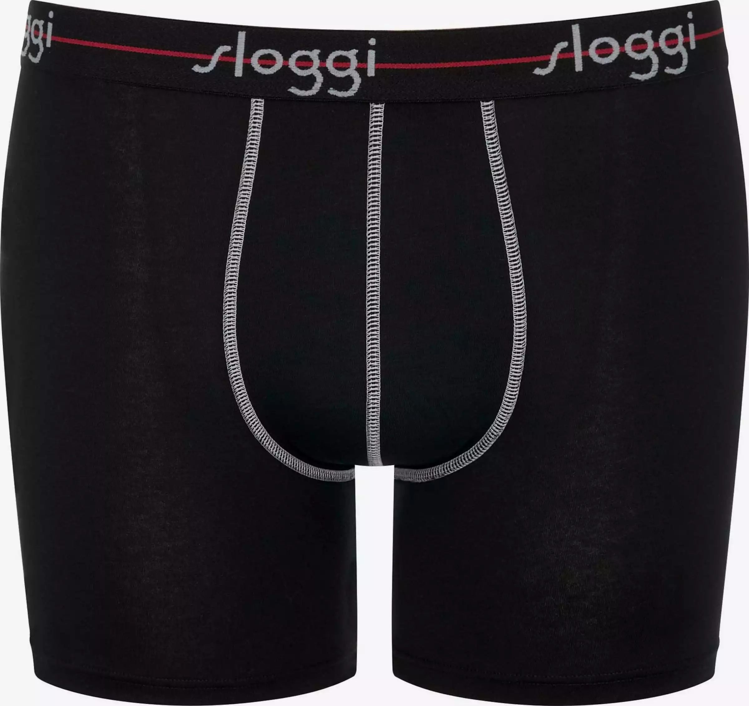 Sloggi Caleçons Boxers Homme Gris / Noir 3 Sloggi Caleçons Boxers Homme Gris / Noir – Image 3