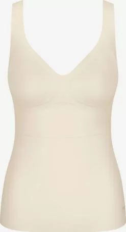Sloggi Tops Et Robes Sculpltants Haut Modelant Zero Feel Femme Beige / Nude