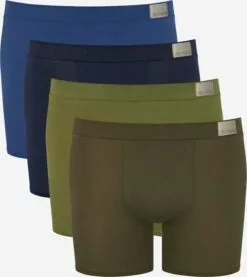 Sloggi Caleçons Boxers Homme Bleu / Bleu Marine / Olive / Vert Foncé