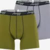 Sloggi Caleçons Boxers Homme Gris / Olive