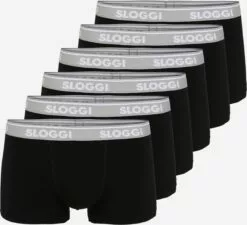 Sloggi Caleçons Regular Boxers Homme Noir