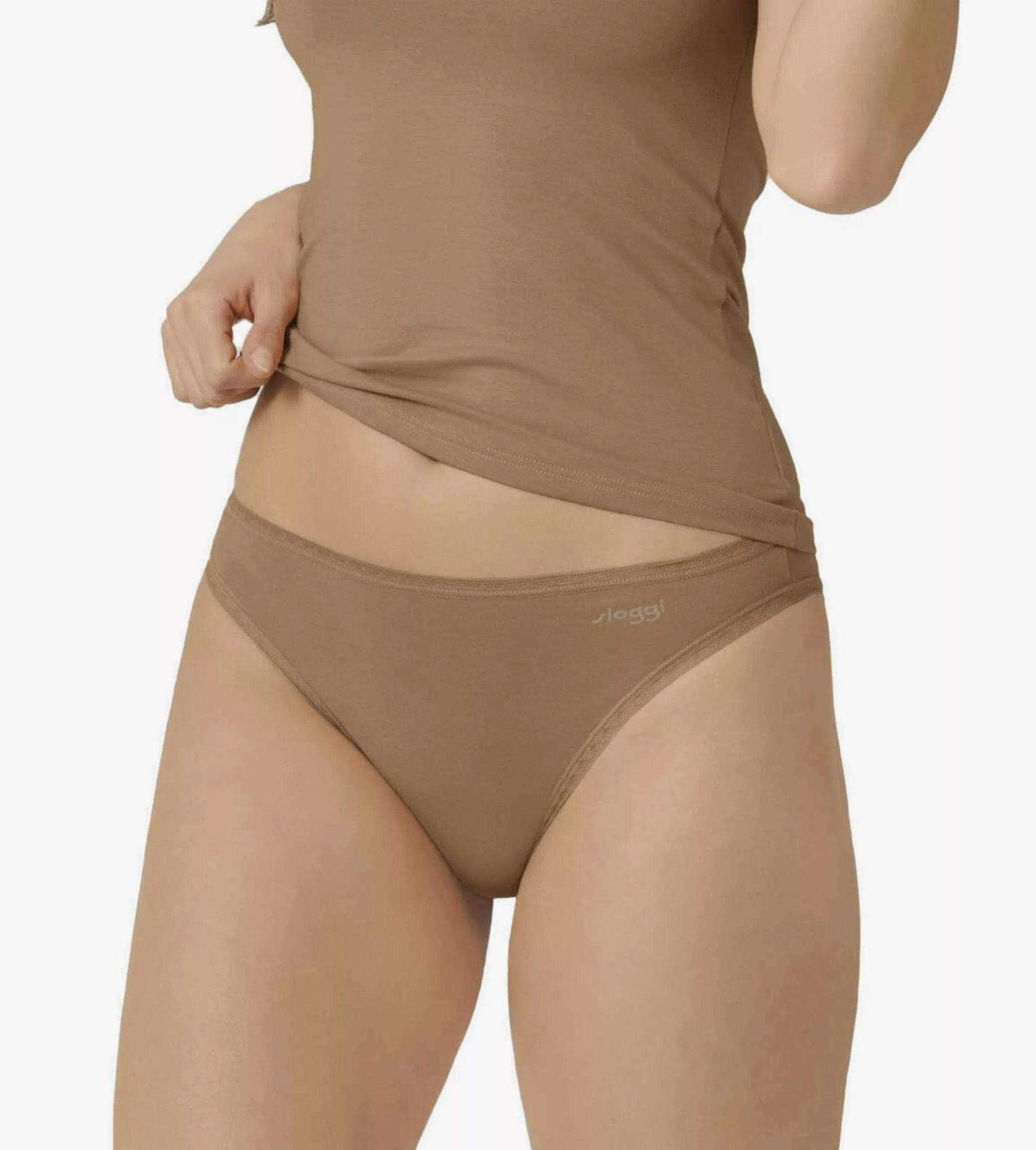 Sloggi Culottes Slip Femme Marron 4 Sloggi Culottes Slip Femme Marron – Image 4