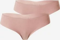 Sloggi Strings String Femme Chocolat / Blanc