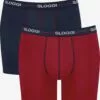 Sloggi Caleçons Boxers Homme Bleu Foncé / Rouge
