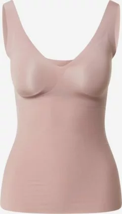 Sloggi Tops Et Robes Sculpltants Haut Modelant Zero Feel Femme Rose Ancienne