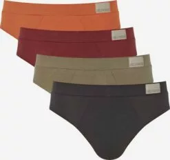 Sloggi Slips Slip Homme Vert / Orange / Rouge Clair