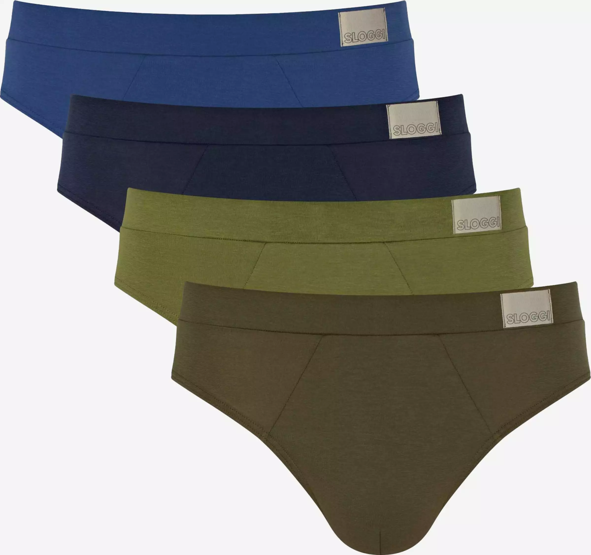 Sloggi Slips Slip Homme Bleu Clair / Vert Foncé 1 Sloggi Slips Slip Homme Bleu Clair / Vert Foncé