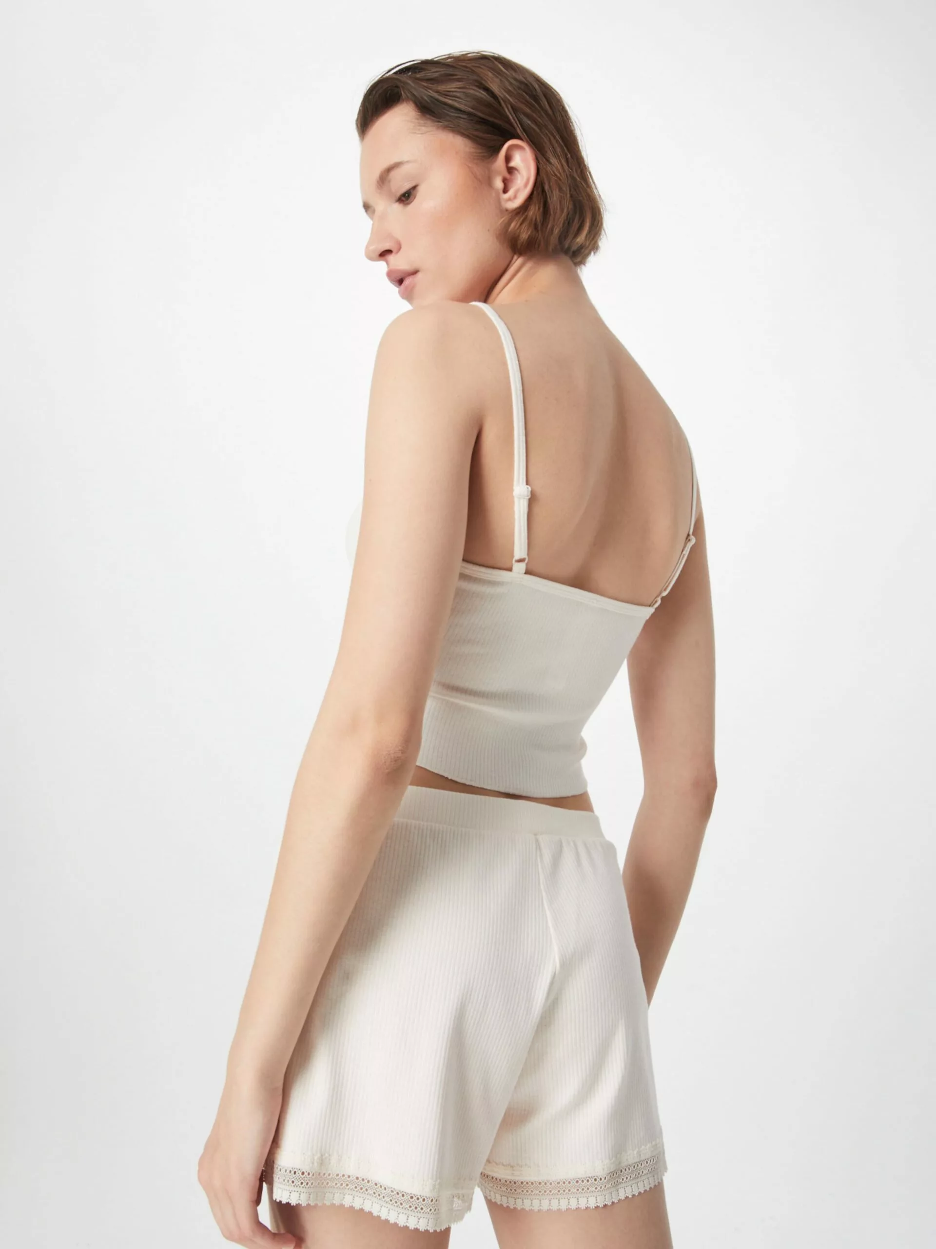 Sloggi Hauts De Pyjama Chemise De Nuit Femme Crème 4 Sloggi Hauts De Pyjama Chemise De Nuit Femme Crème – Image 4