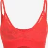 Sloggi Bustiers Bustier Soutien-gorge Femme Rouge Orangé