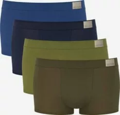 Sloggi Caleçons Boxers Homme Bleu / Vert