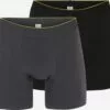 Sloggi Caleçons Boxers EVER Homme Gris Fumé / Gris Foncé / Noir